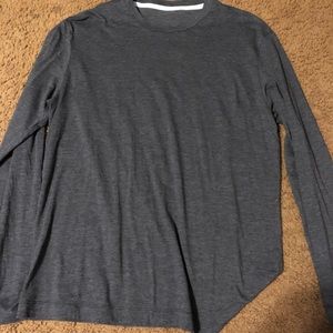 Charcoal Grey LuLulemon long sleeve shirt
